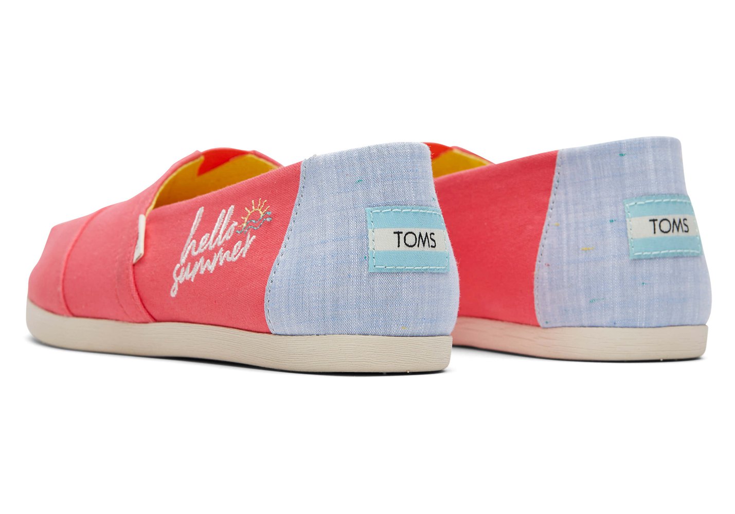 Toms Espadryle Damskie Różowe - Alpargata Embroidery - 58PXSCURI